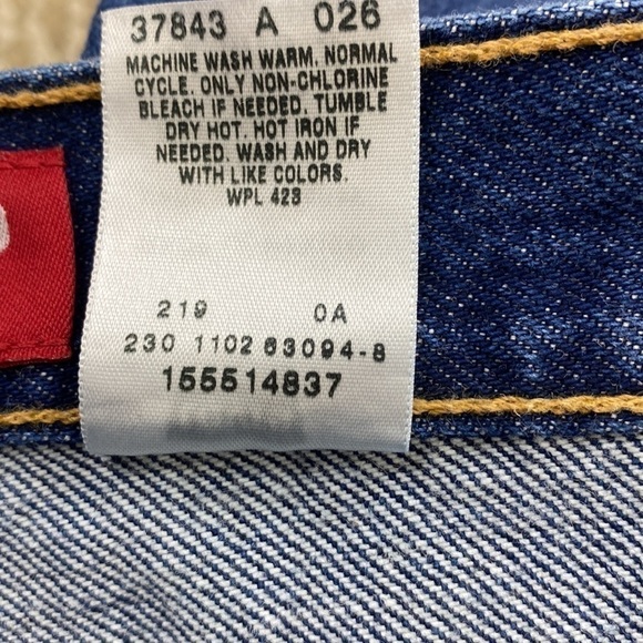 VINTAGE Y2K LEVI’S 550 High Waisted Relaxed Straight Tapered Mom Jeans 12 Short - Picture 10 of 11